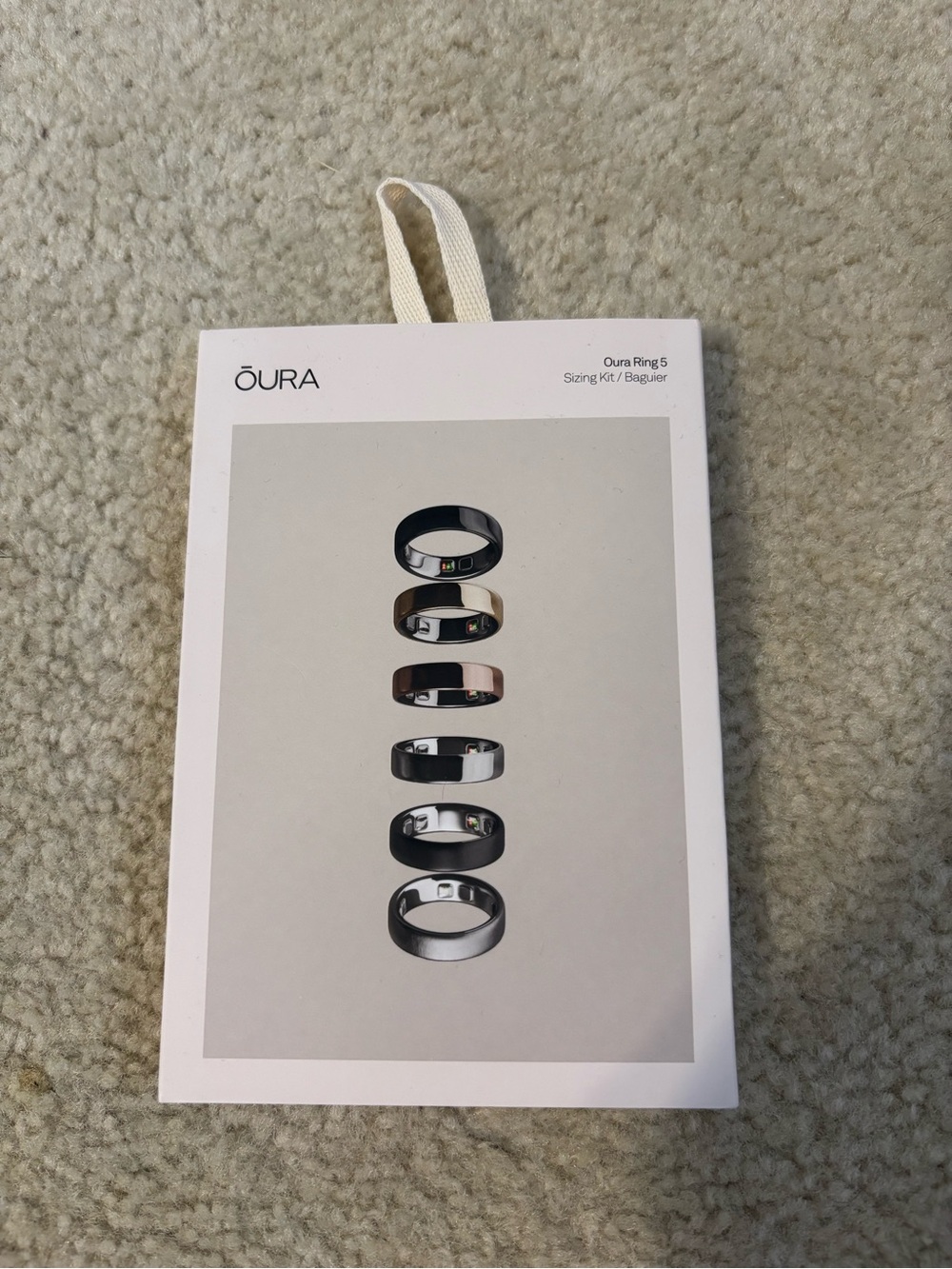 Oura Ring 5 Sizing Kit